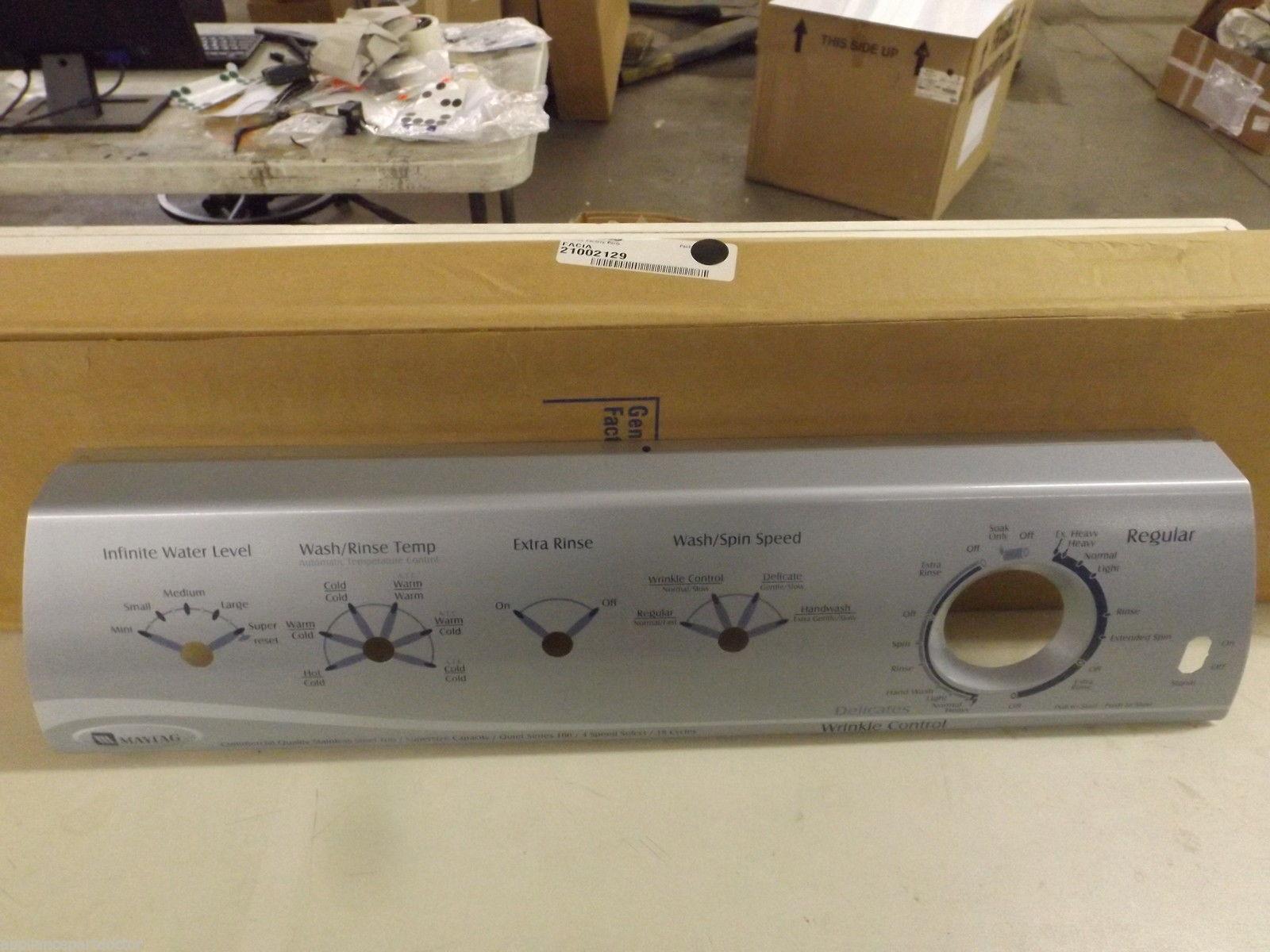 Maytag Washer 21002129 Facia NEW IN BOX Maytag Washer 21002129 Facia NEW IN BOX